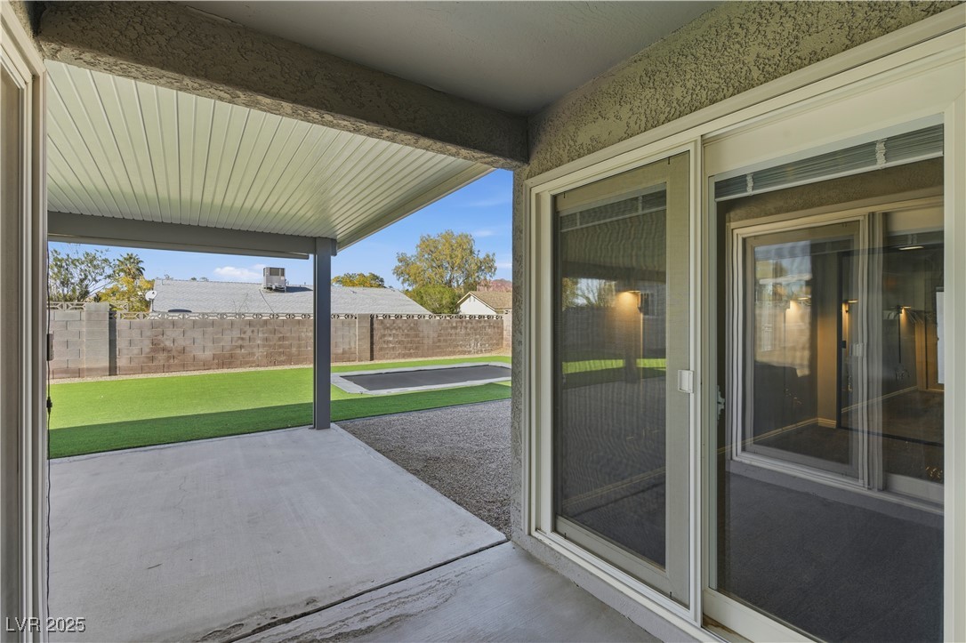 782 Darlene Way Boulder City, NV 89005 - Photo 27 of 39 Unfurnished sunroom featuring a patio