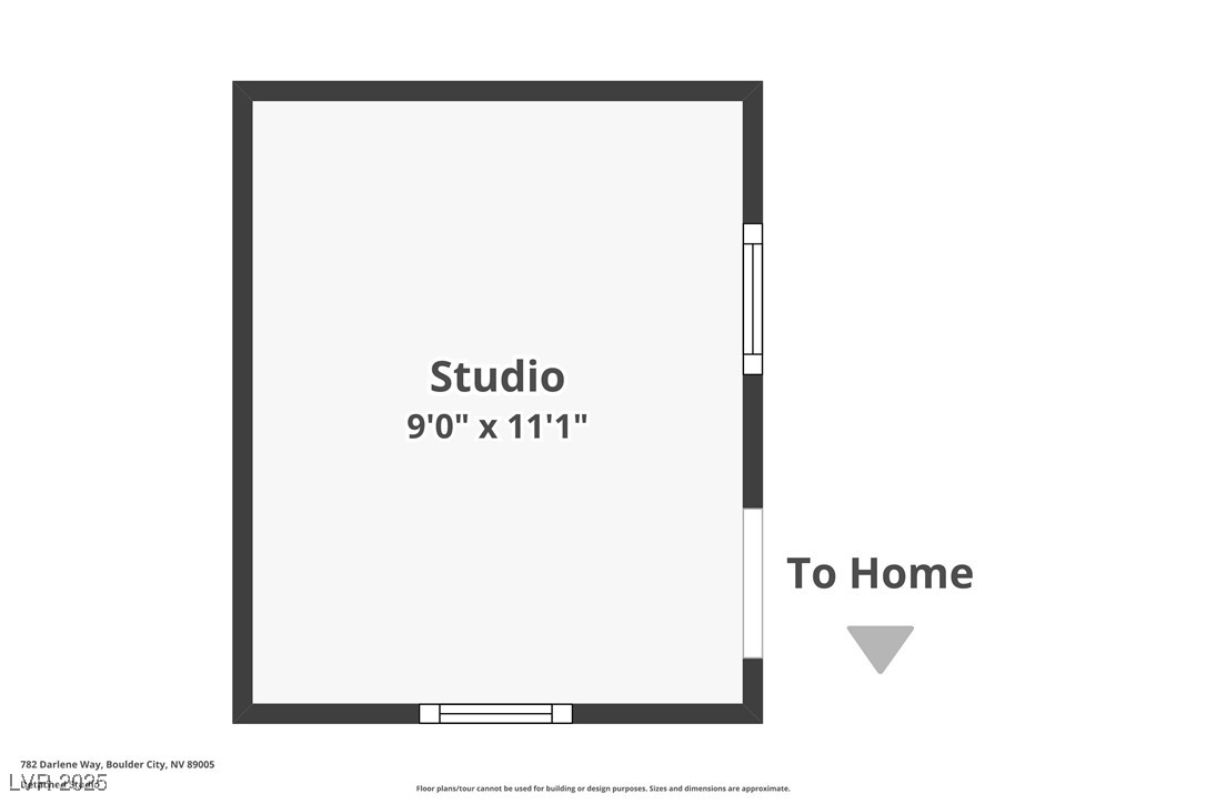 782 Darlene Way Boulder City, NV 89005 - Photo 38 of 39 View of floor plan / room layout detached studio