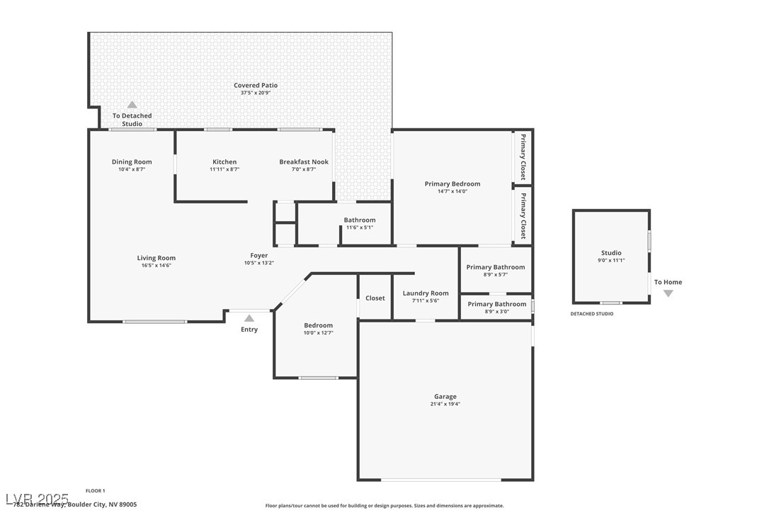 782 Darlene Way Boulder City, NV 89005 - Photo 39 of 39 View of property floor plan