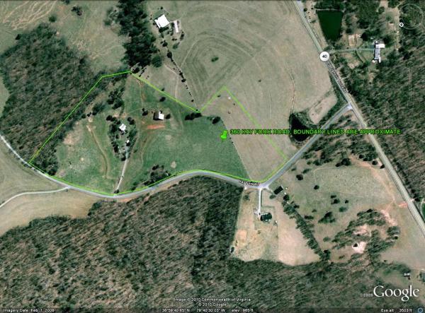 360 Kay Fork Road Union Hall, VA 24176 - Photo 2 of 6 an aerial view of a house with a yard