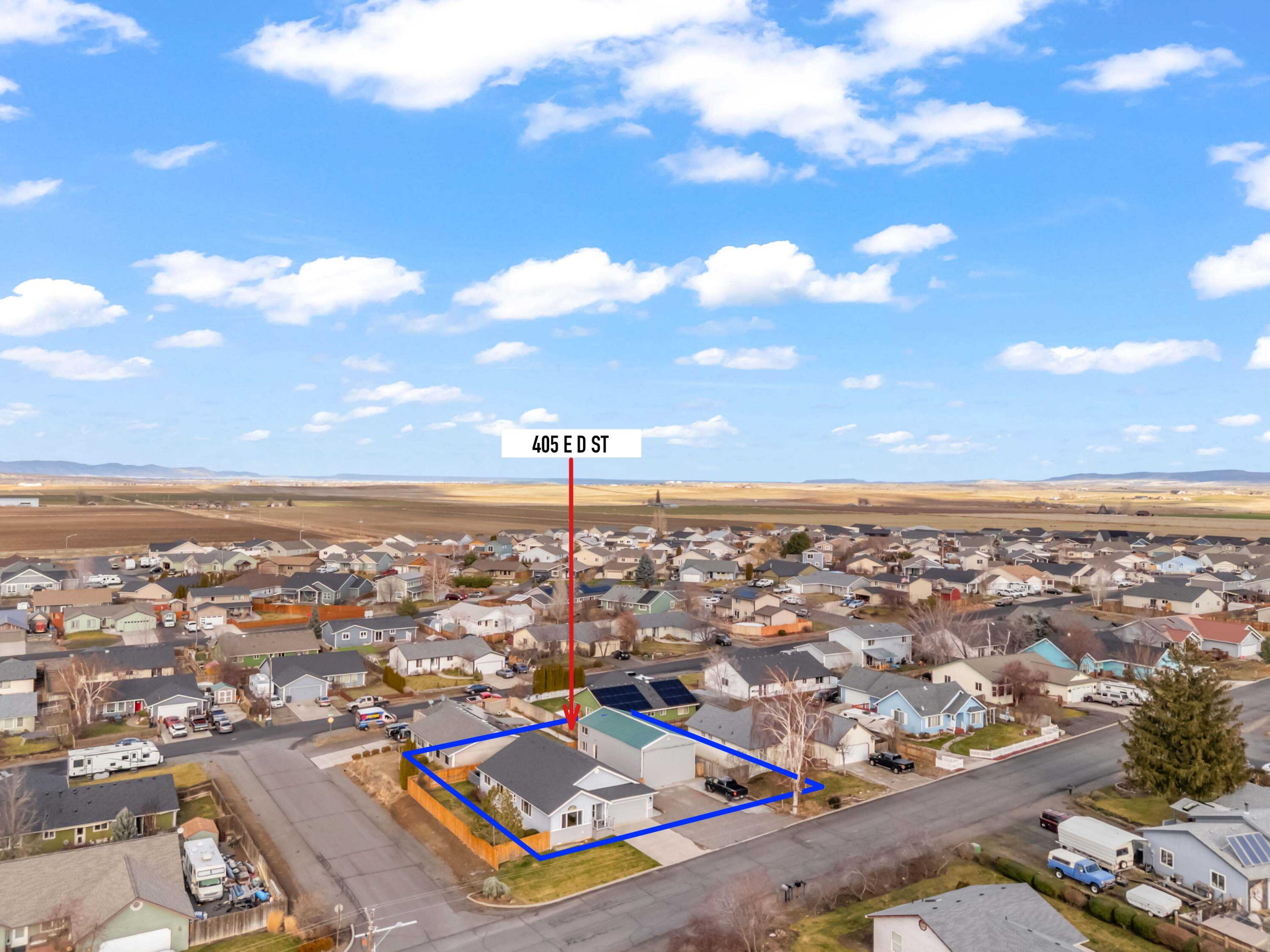 405 East D Street Culver, OR 97734 - Photo 41 of 49 an aerial view of a city