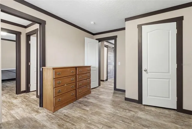 wooden floor and windows in a room