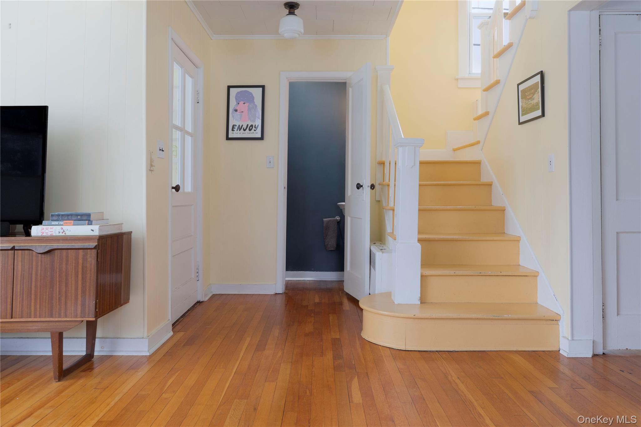 10 Fred Hessinger Road Callicoon Center, NY 12724 - Photo 7 of 28 a view of a hallway with wooden floor and staircase