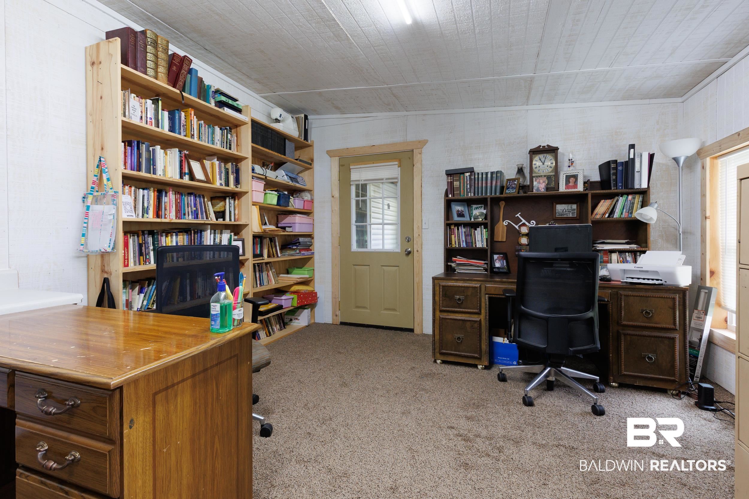 6725 Upper Creek Road Flomaton, AL 36441 - Photo 53 of 61 Office area with carpet flooring