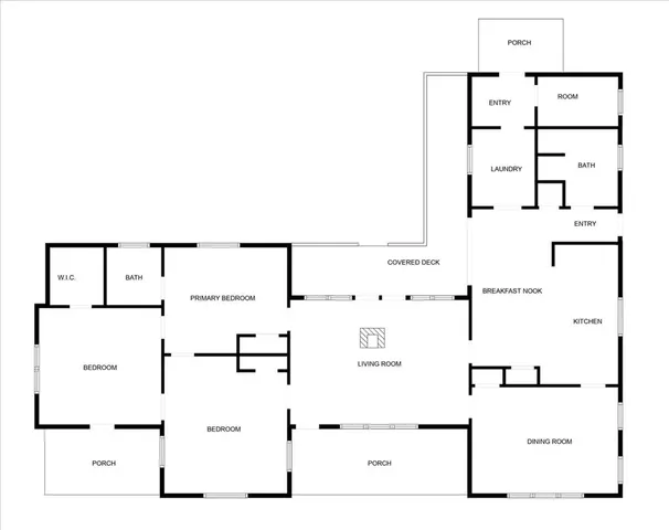 a view of a pathway both side of building