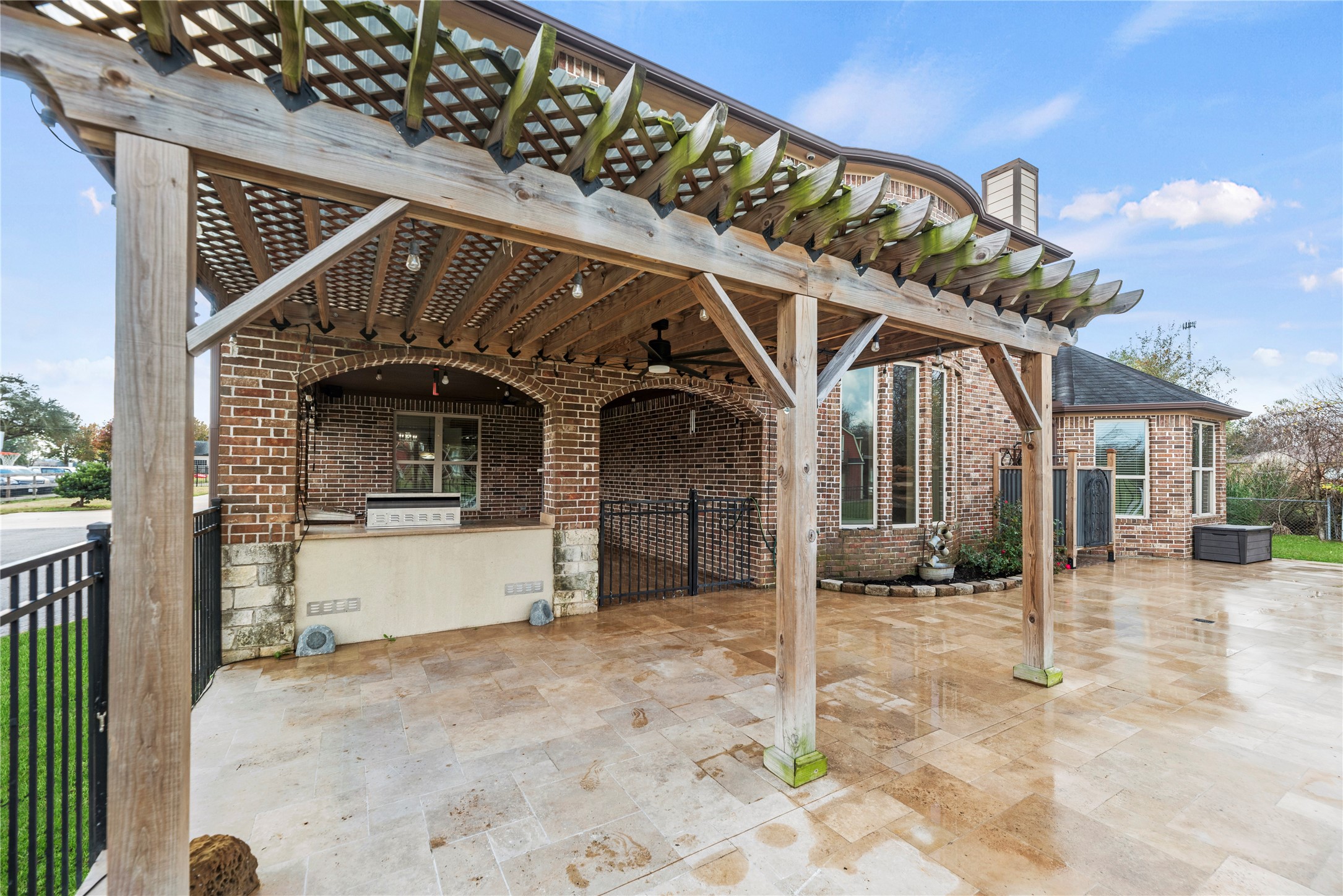 30914 Coco Street Cypress, TX 77433 - Photo 35 of 47 Covered back patio and large Pergola.