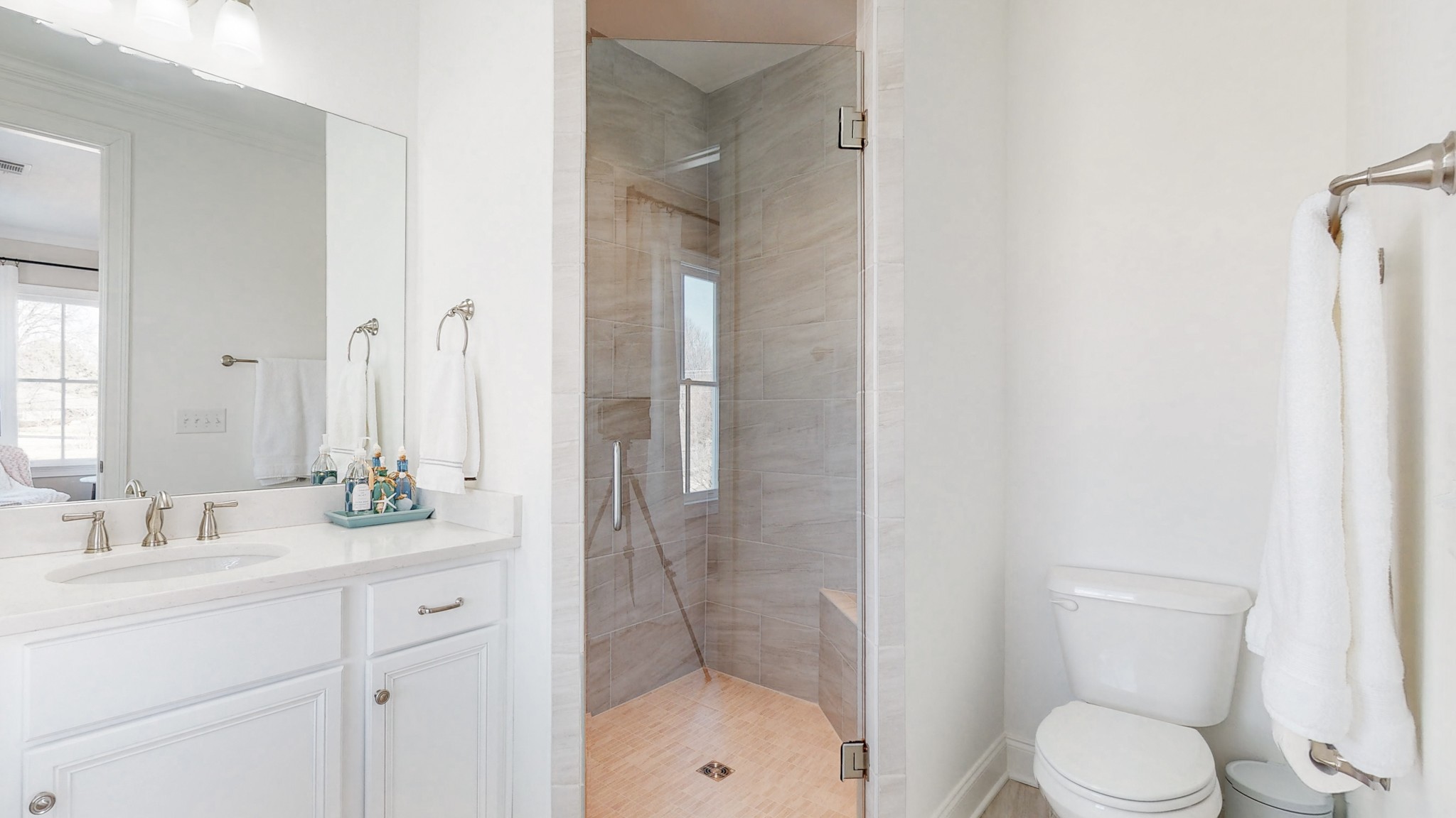 601 Rieves Circle Franklin, TN 37064 - Photo 34 of 37 a bathroom with a sink a toilet and shower