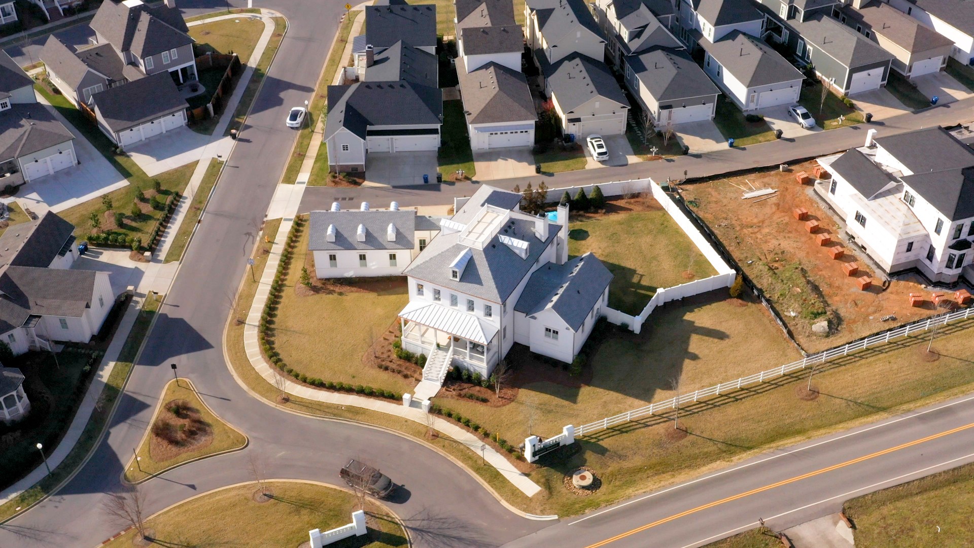 601 Rieves Circle Franklin, TN 37064 - Photo 37 of 37 an aerial view of a house with swimming pool