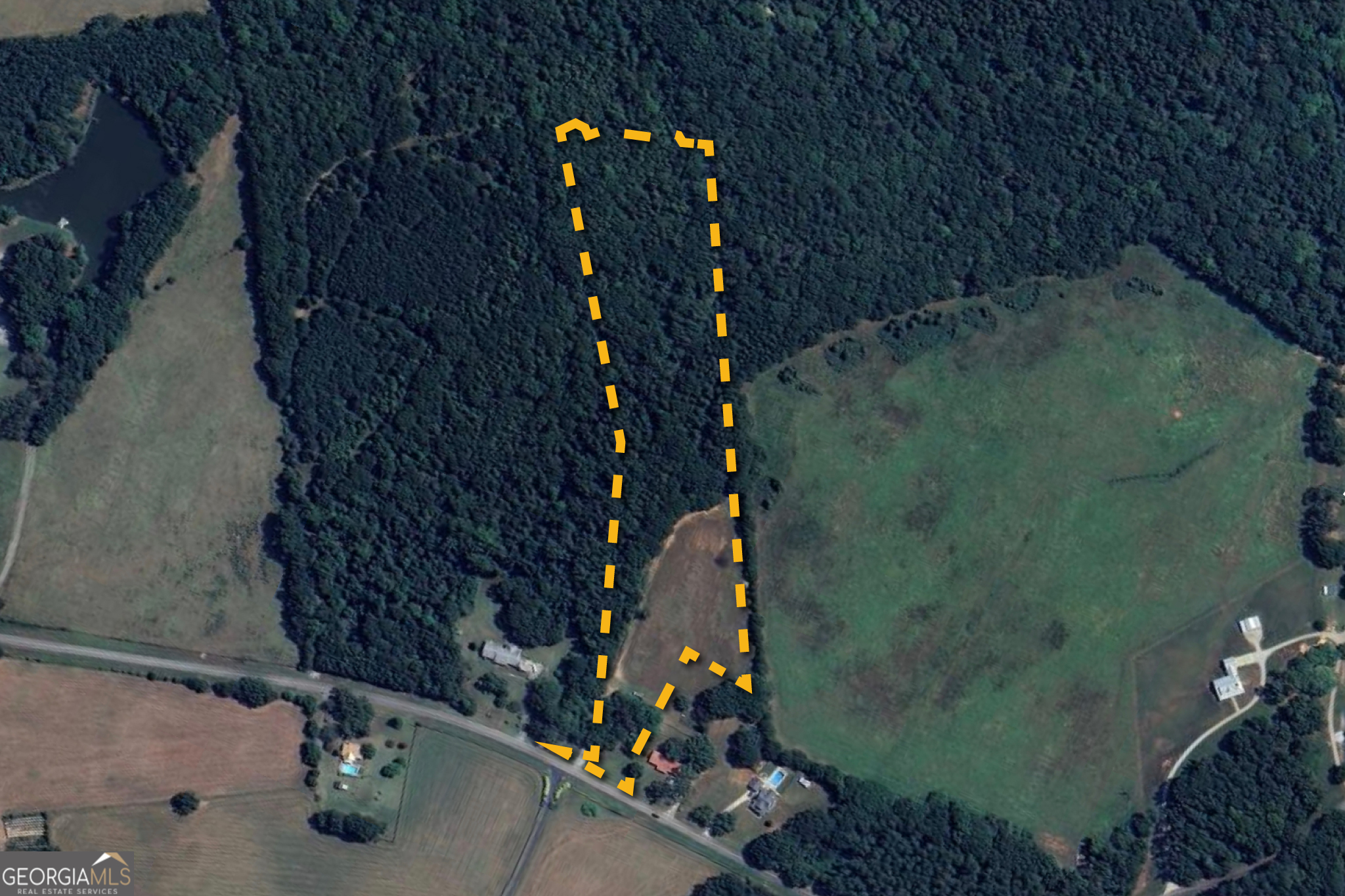 Outline is for visual purposes only. Refer to survey for property lines.