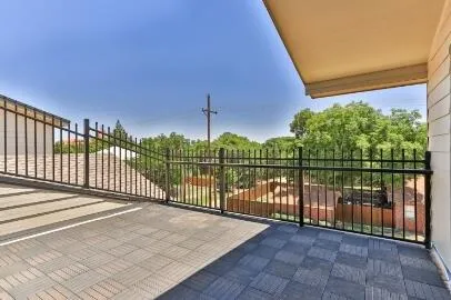 a view of front door of house