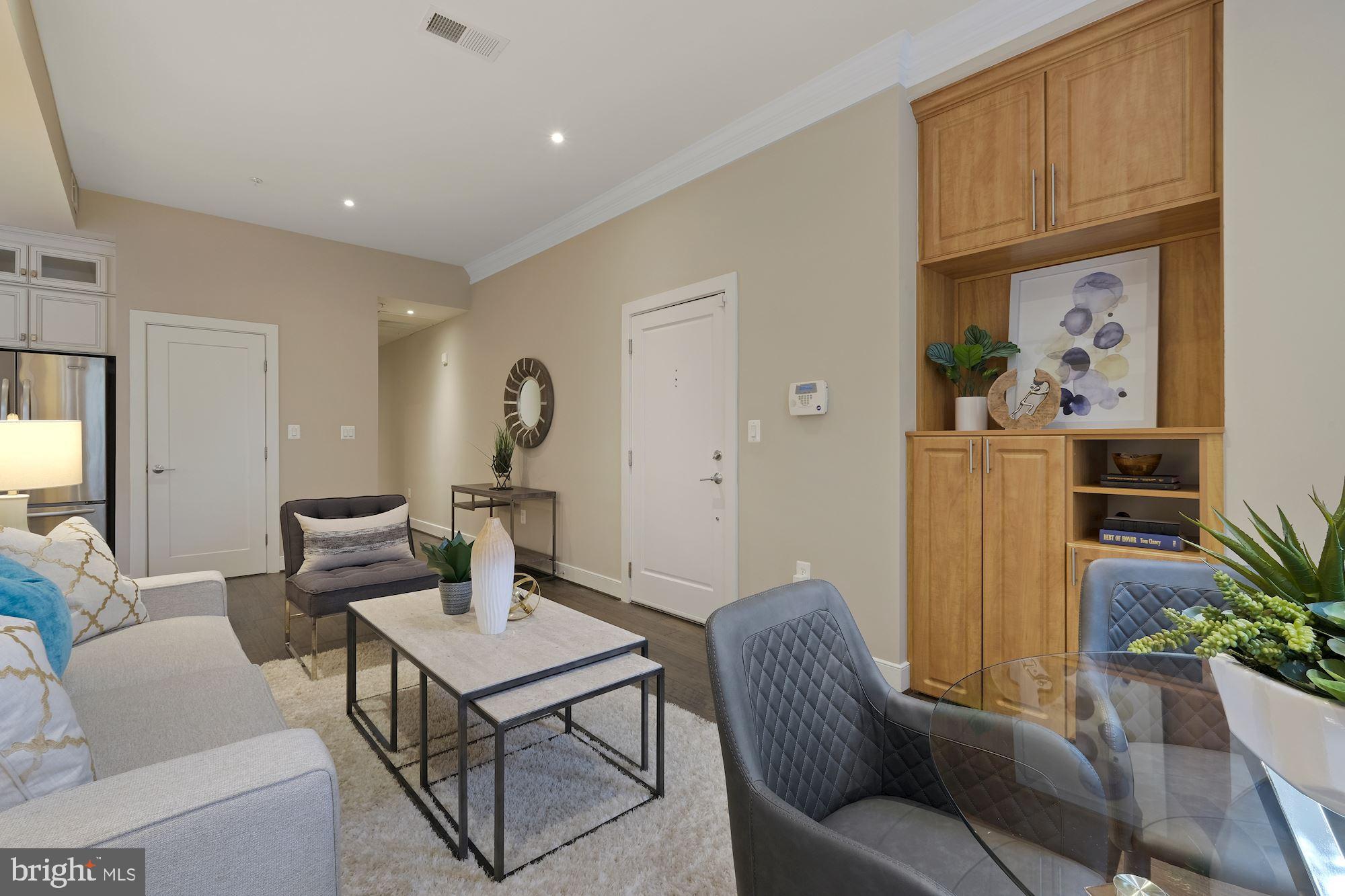 1816 19th Street Northwest, Unit 2 Washington, DC 20009 - Photo 6 of 21 Built-in Media Center