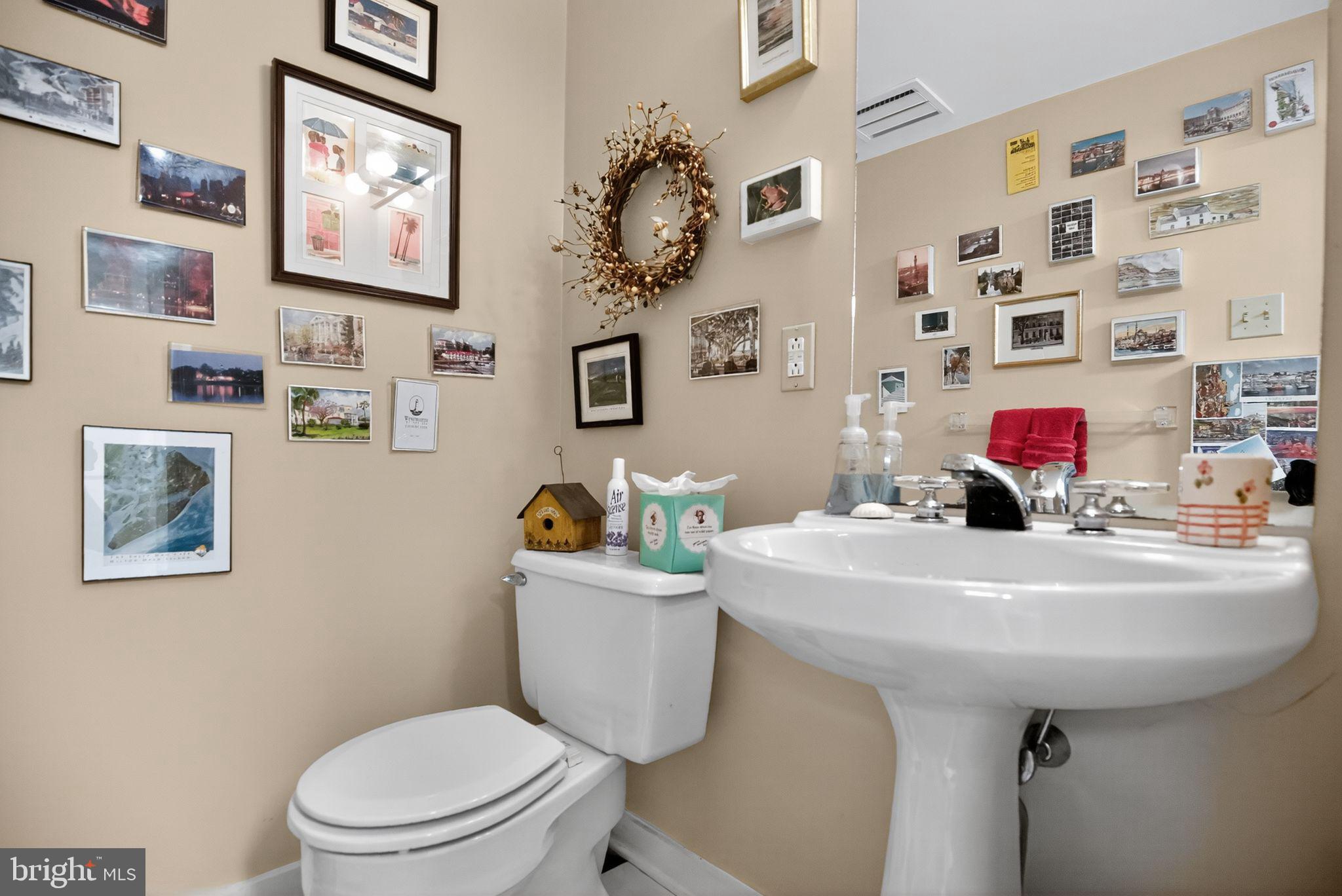 1 Fox Pond Place Spring House, PA 19477 - Photo 22 of 56 a bathroom with a sink mirror vanity and toilet