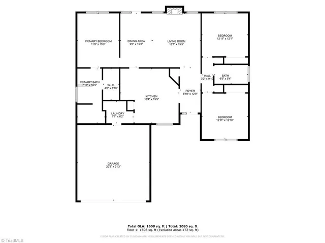 $335,000 | 6424 Highland Oak Drive, Greensboro, NC 27410