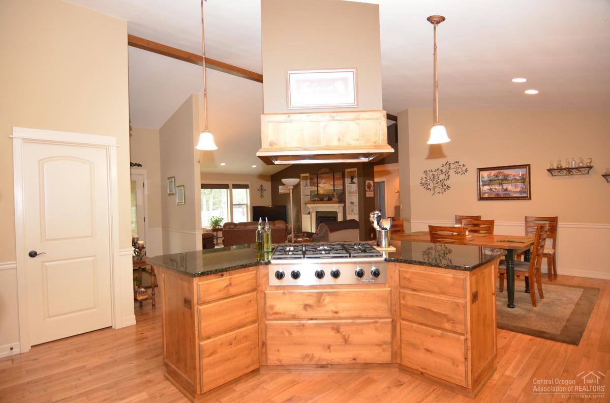 View from Kitchen into Great Room beauti