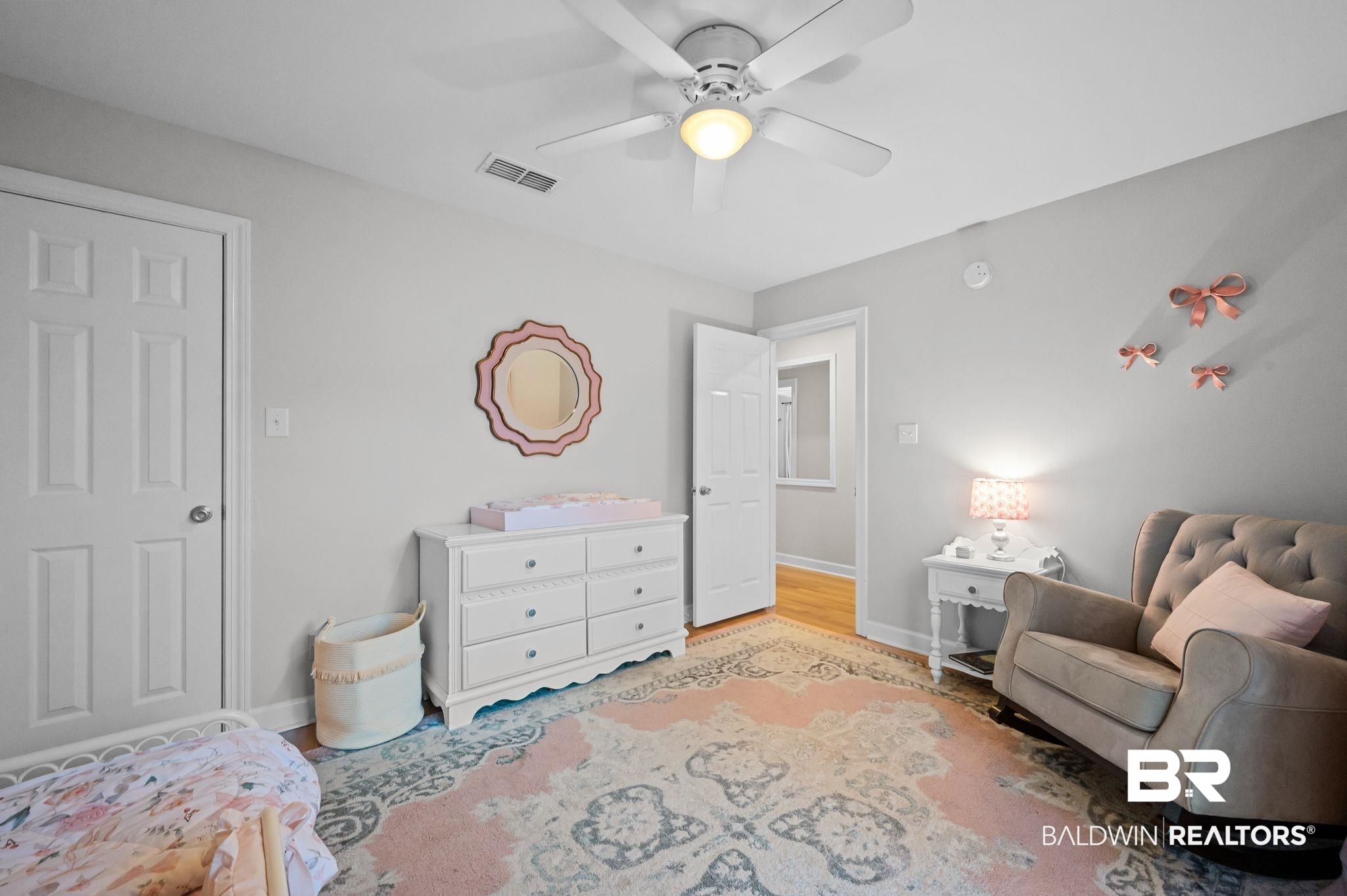 1825 Spring Hill Avenue Mobile, AL 36607 - Photo 27 of 43 Sitting room with a ceiling fan and wood finished floors