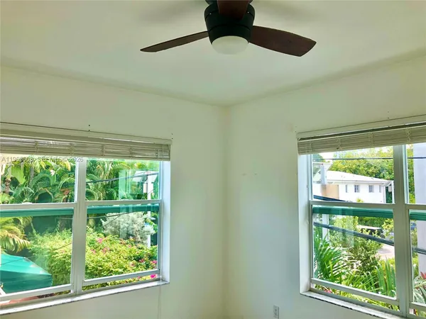 a view of a decorative light in a window