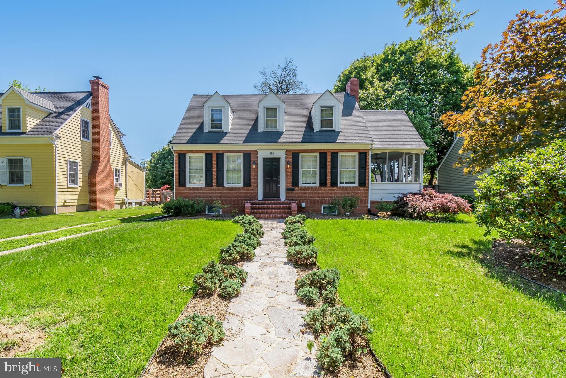 113 Homewood Road Linthicum Heights, MD 21090 - Photo 1 of 34 a front view of house with yard and green space