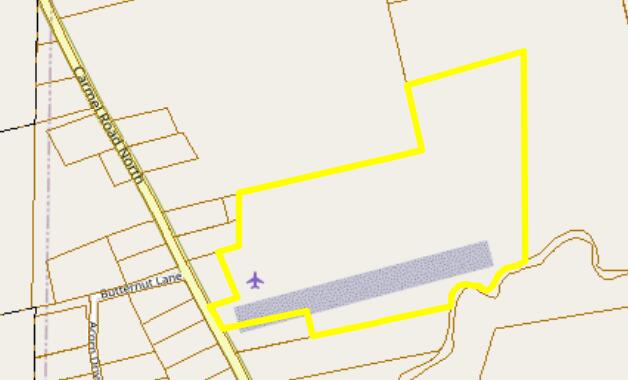 1334 Carmel Road North Hampden, ME 04444 - Photo 42 of 44 Town Map showing Air field