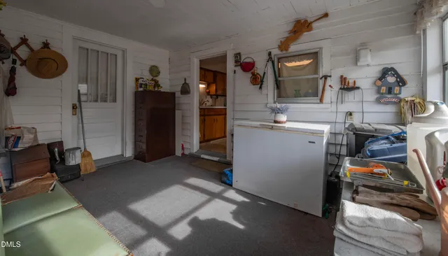a view of a storage & utility room