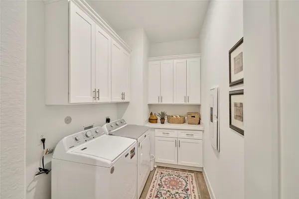 a view of a hallway with closet