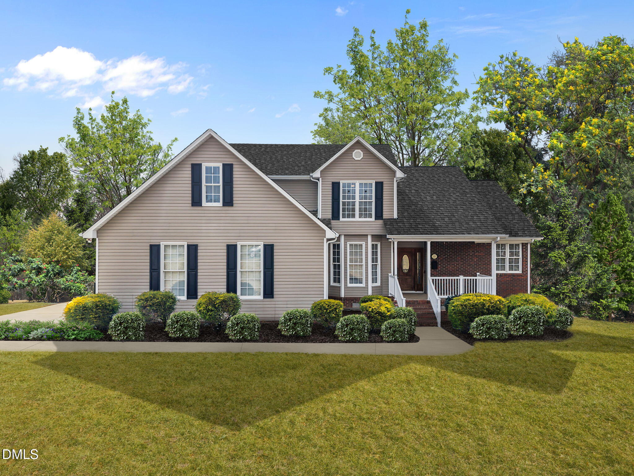 2327 Olde Spring Court Graham, NC 27253 - Photo 1 of 49 a front view of house with yard and green space