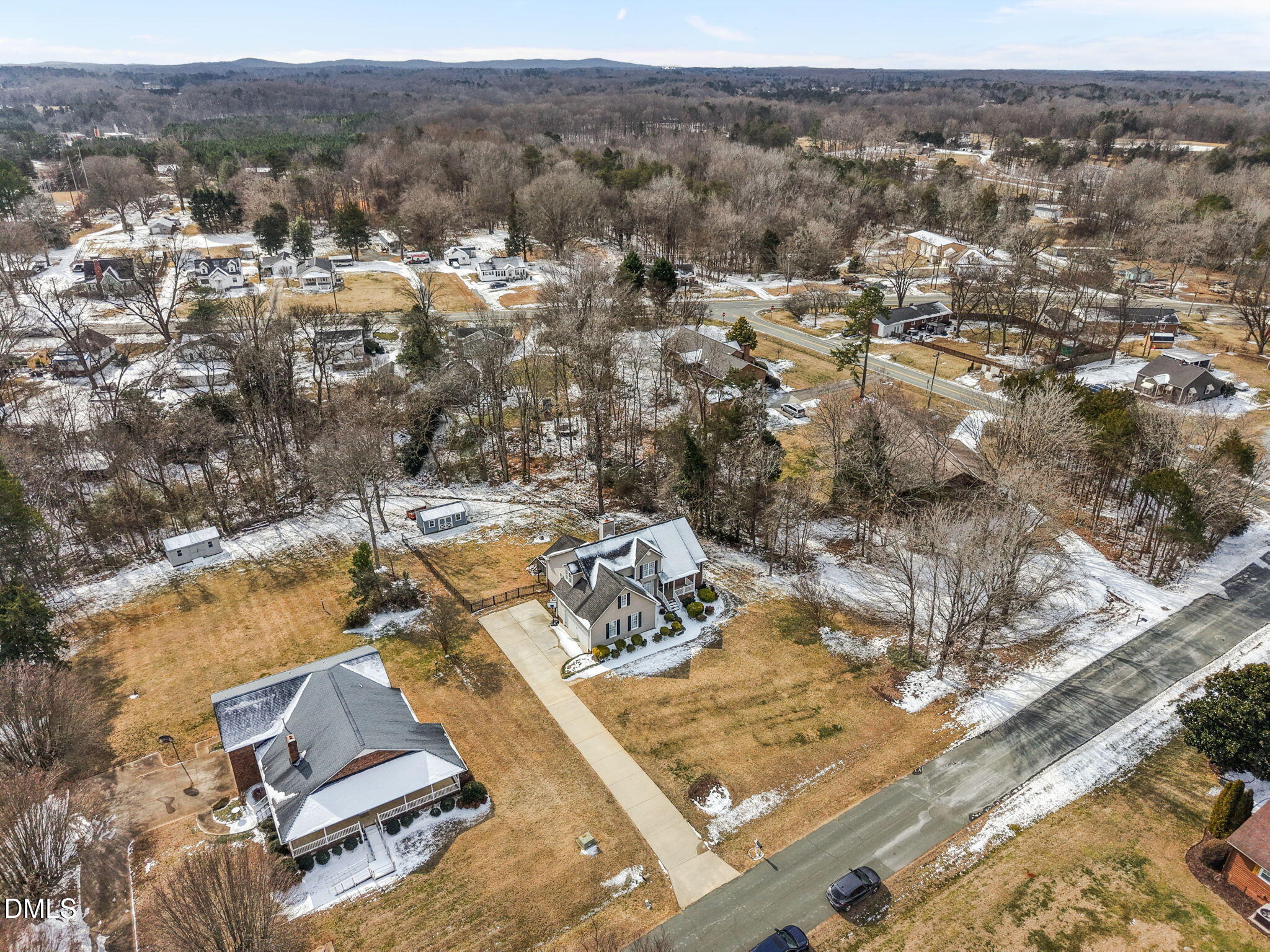 2327 Olde Spring Court Graham, NC 27253 - Photo 44 of 49 an aerial view of residential houses with outdoor space