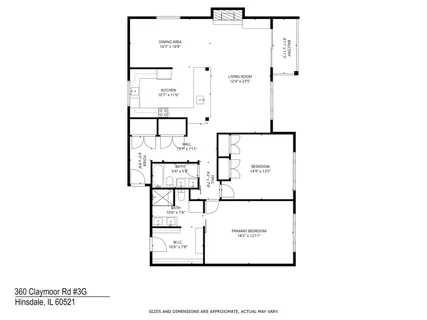 $365,000 | 360 Claymoor, Unit 3G, Hinsdale, IL 60521