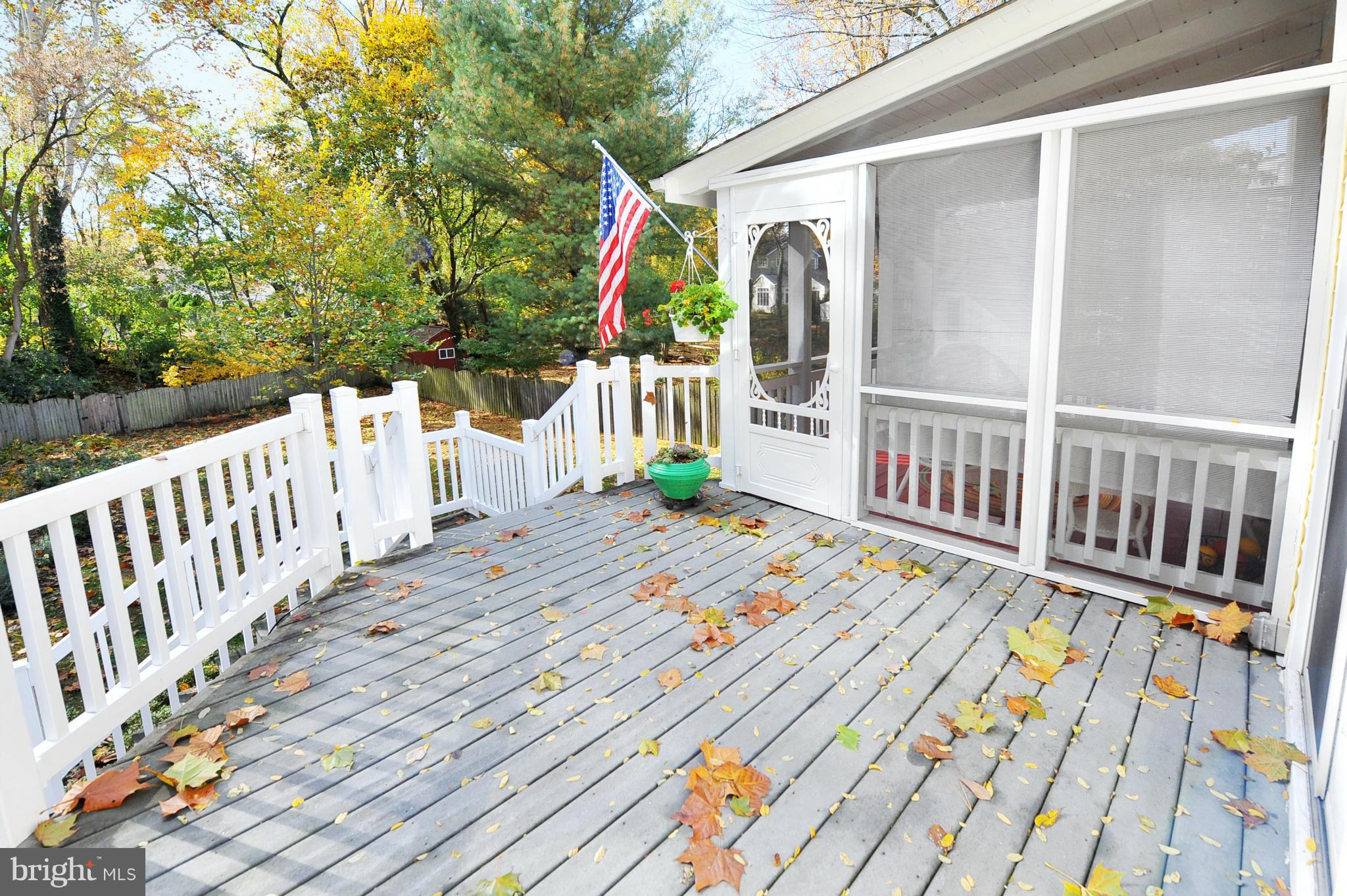 3310 Jones Bridge Road Chevy Chase, MD 20815 - Photo 11 of 21 Back deck (Trex)
