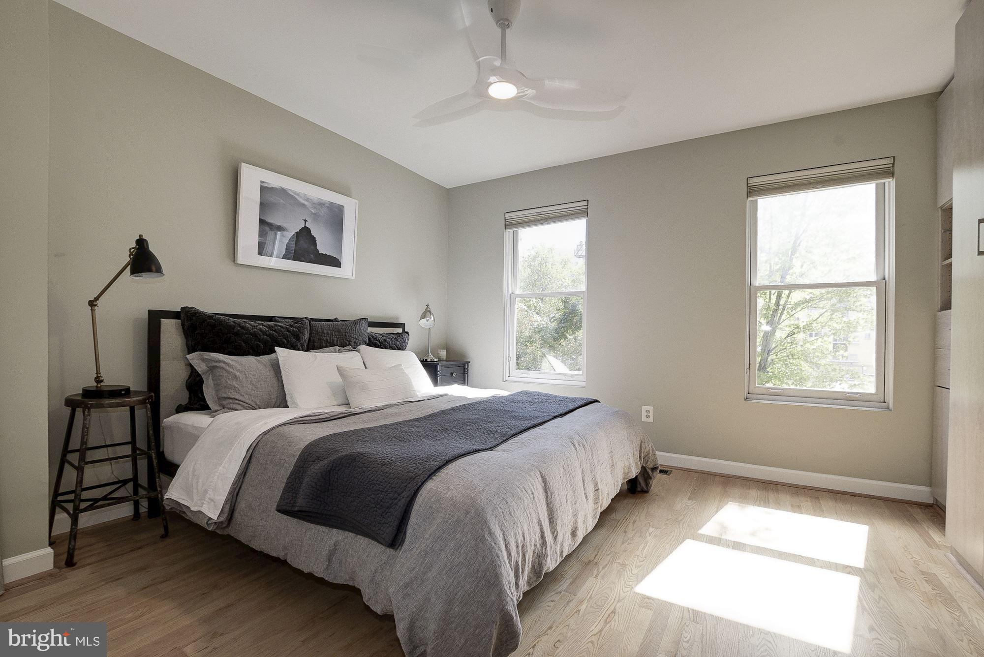 1333 V Street Northwest Washington, DC 20009 - Photo 17 of 32 Large Master Bedroom