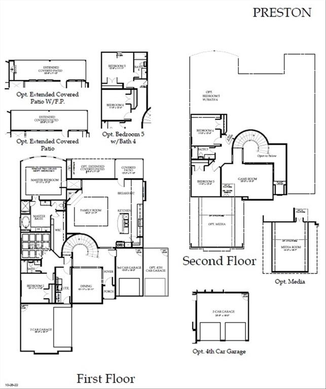 2003 Stratford Road Rockwall, TX 75087 - Photo 30 of 30 Preston Floorplan