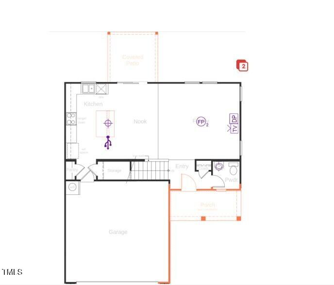 28 Longdale Drive Graham, NC 27253 - Photo 21 of 28 a picture of a room with a white wall and a refrigerator
