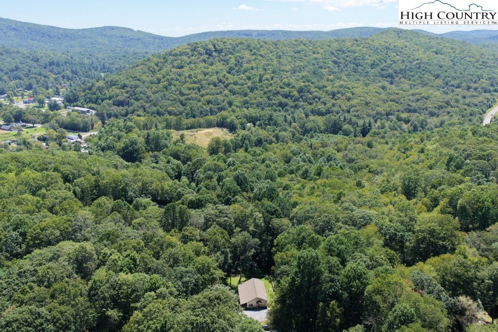 61 Snowbird Lane Linville, NC 28657 - Photo 17 of 19 a view of a and white house in a field