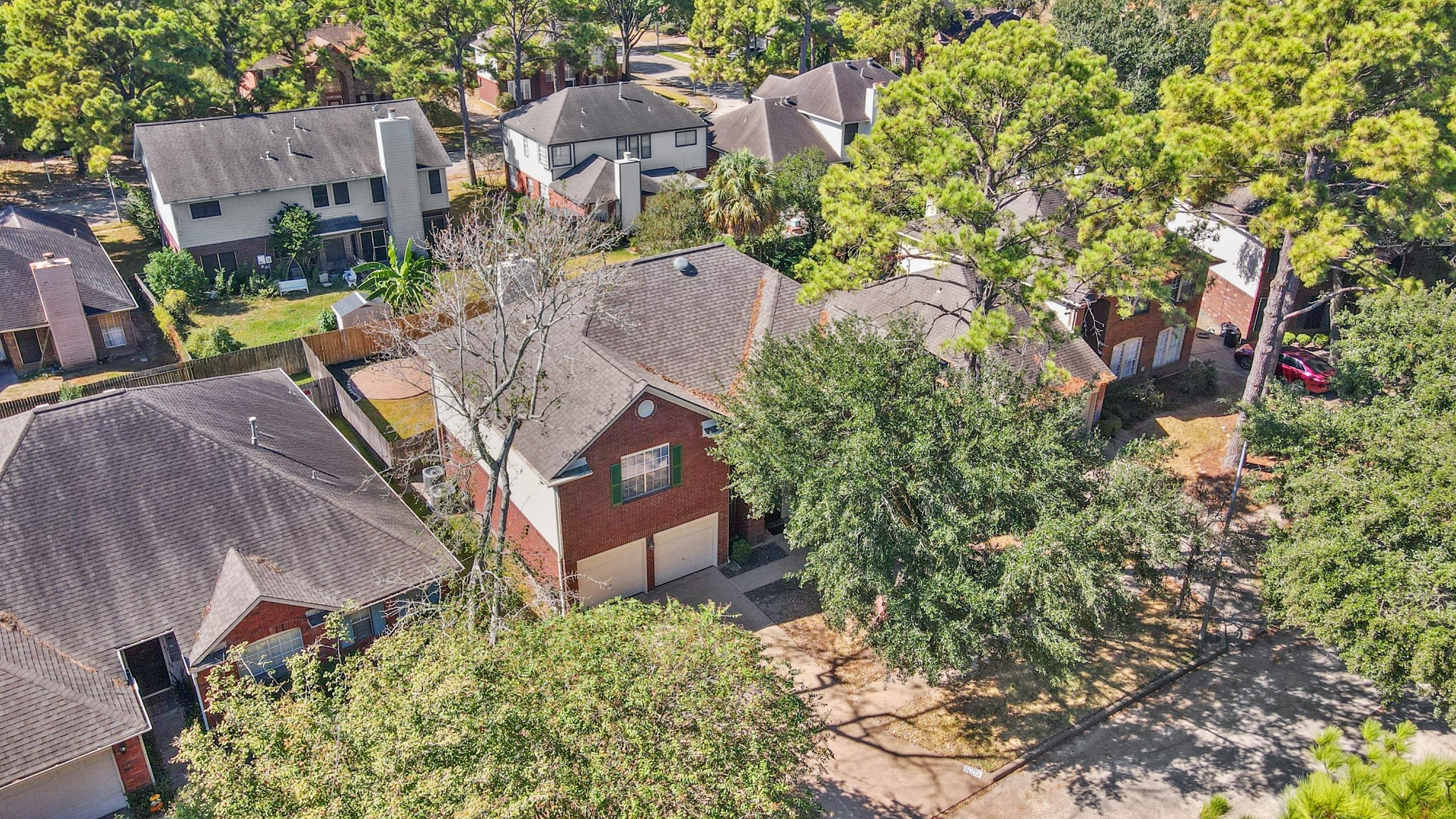 16215 Wemyss Bay Road Houston, TX 77095 - Photo 13 of 44 an aerial view of a house with a garden space