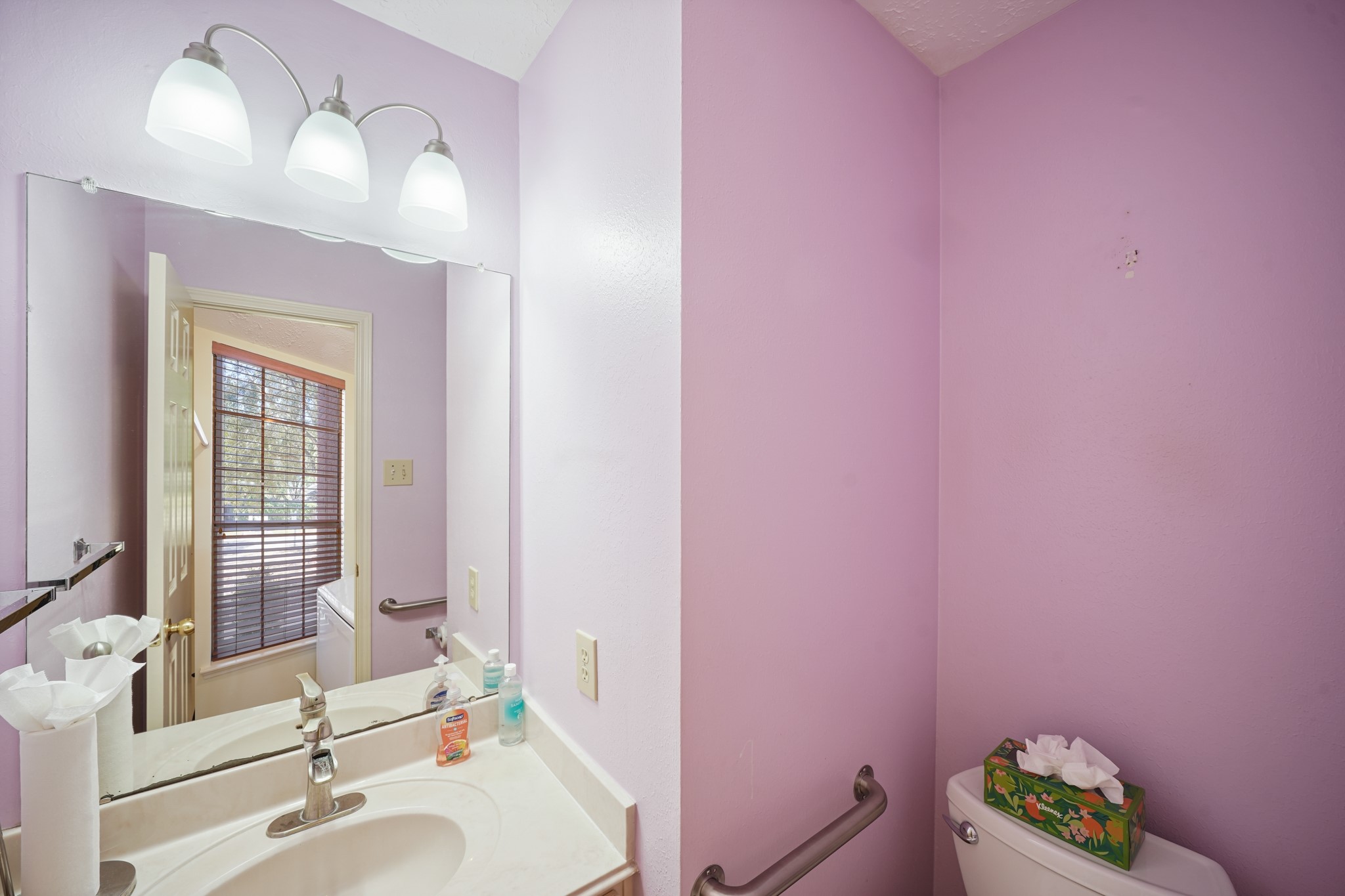 16215 Wemyss Bay Road Houston, TX 77095 - Photo 26 of 44 a bathroom with a sink vanity and a mirror