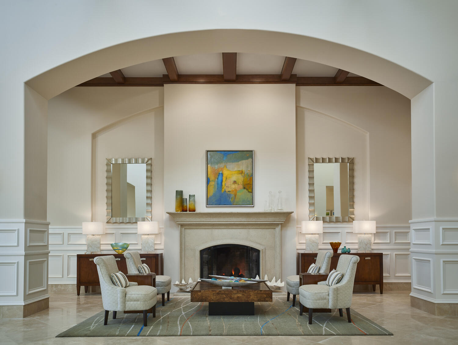 115 Chasewood Circle Palm Beach Gardens, FL 33418 - Photo 52 of 66 5-Grand Lobby Fireplace