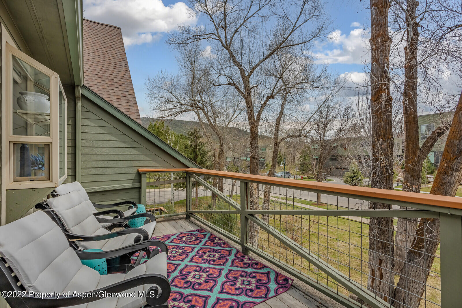 712 Evans Court Basalt, CO 81621 - Photo 22 of 29 a view of balcony with furniture