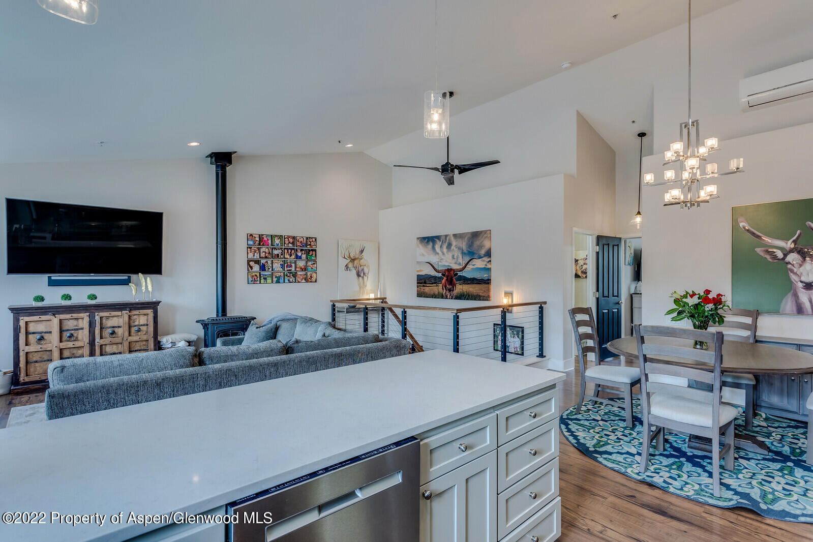 712 Evans Court Basalt, CO 81621 - Photo 25 of 29 a kitchen with a counter space a sink and cabinets