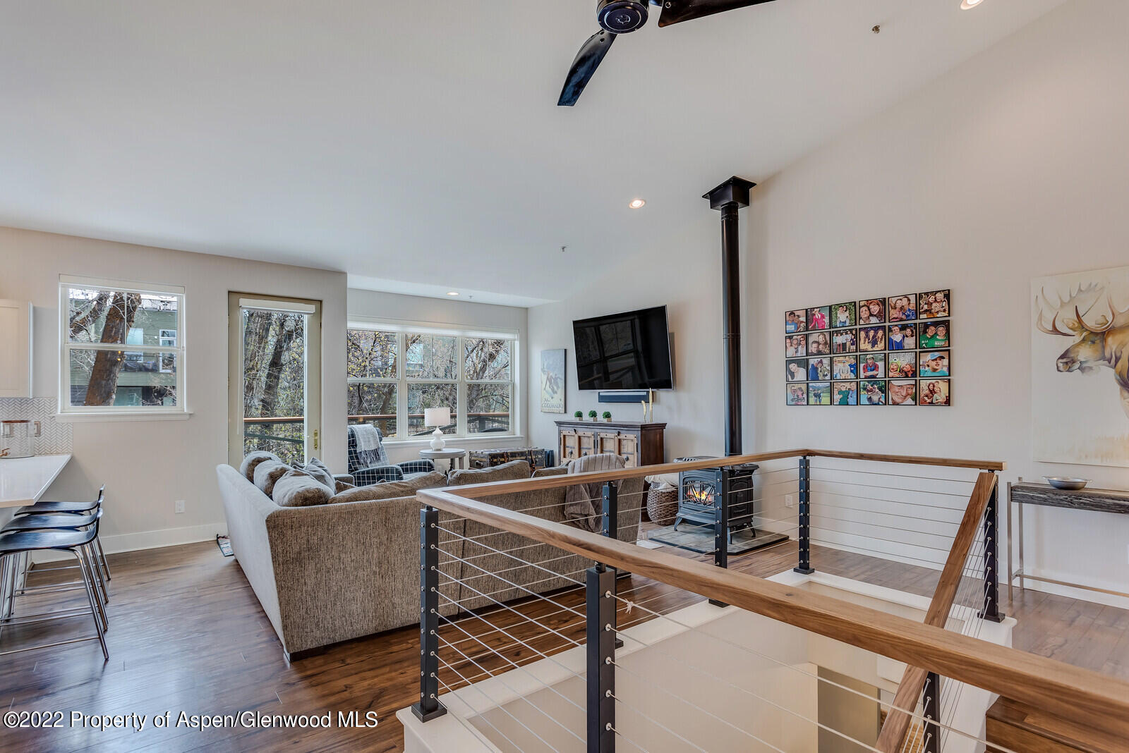 712 Evans Court Basalt, CO 81621 - Photo 9 of 29 a living room with furniture and a flat screen tv