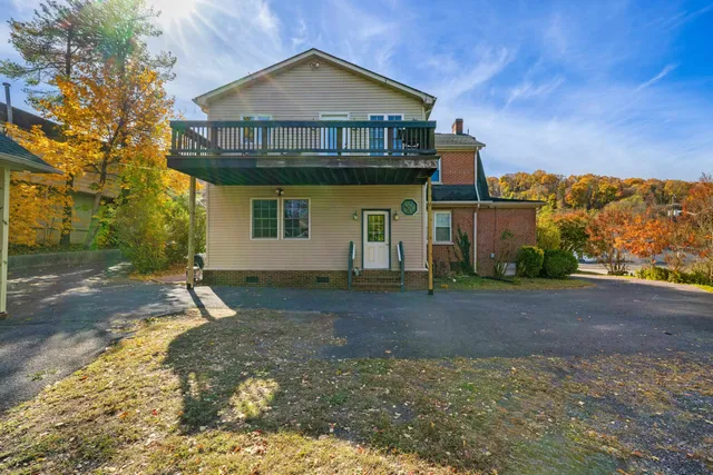 a view of a house with a patio