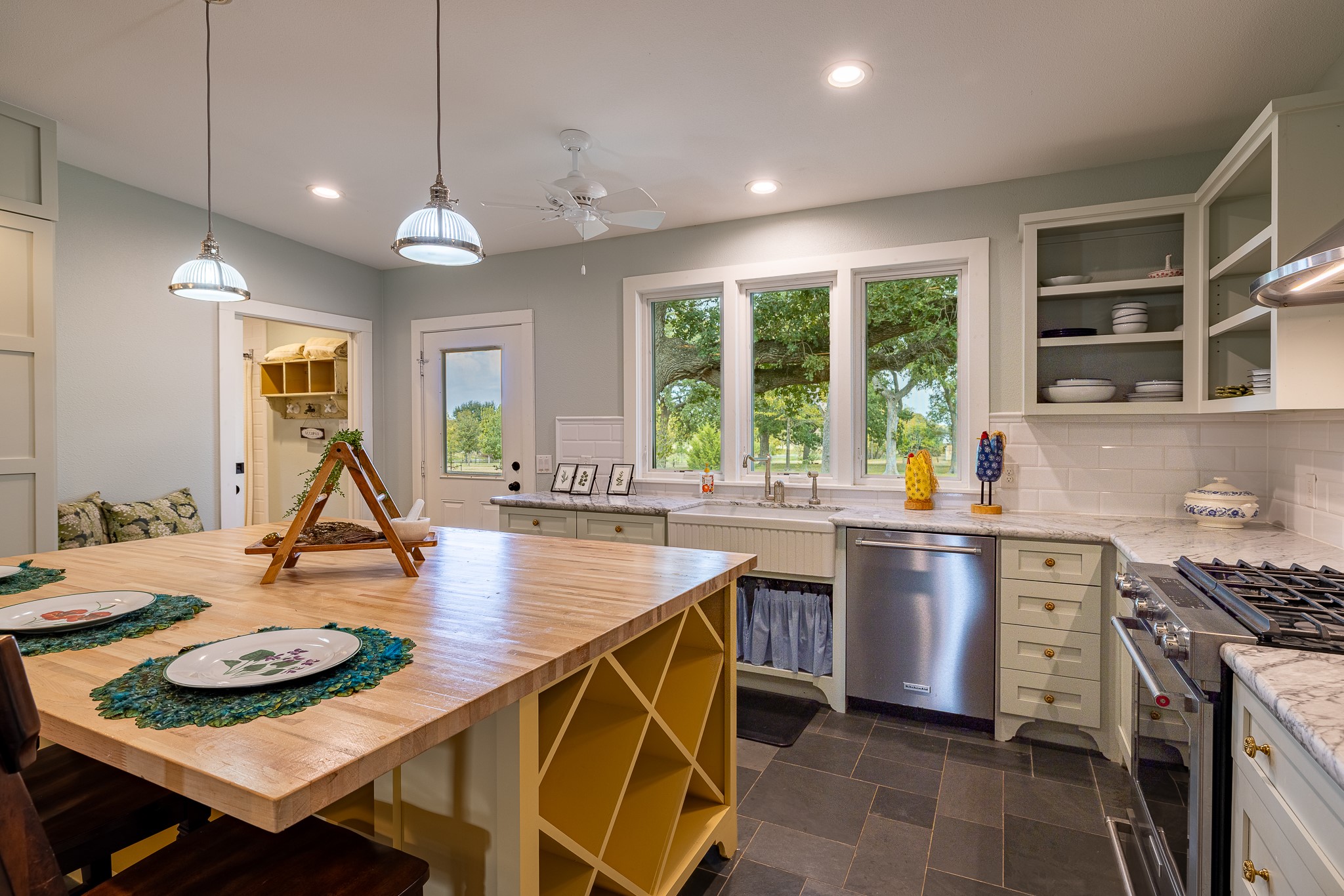 3100 Trails End Lane Brenham, TX 77833 - Photo 16 of 50 a open kitchen with sink dining table and chairs