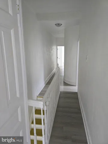 a view of stairs and an entryway