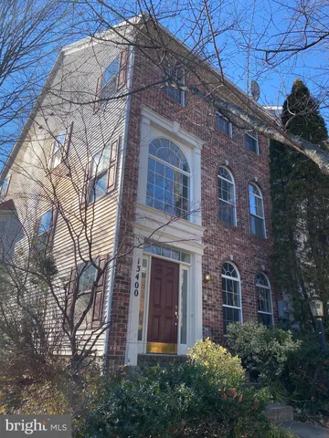 a brick building with a large windows