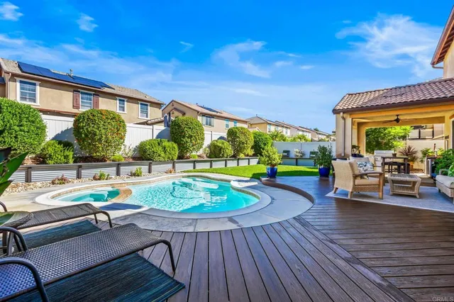 a outdoor view with a sitting space