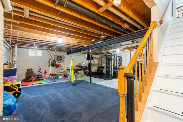 a view of storage and utility room