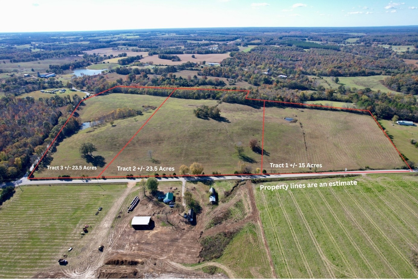 3 Henryville Road Ethridge, TN 38456 - Photo 16 of 16 an aerial view of residential houses with outdoor space