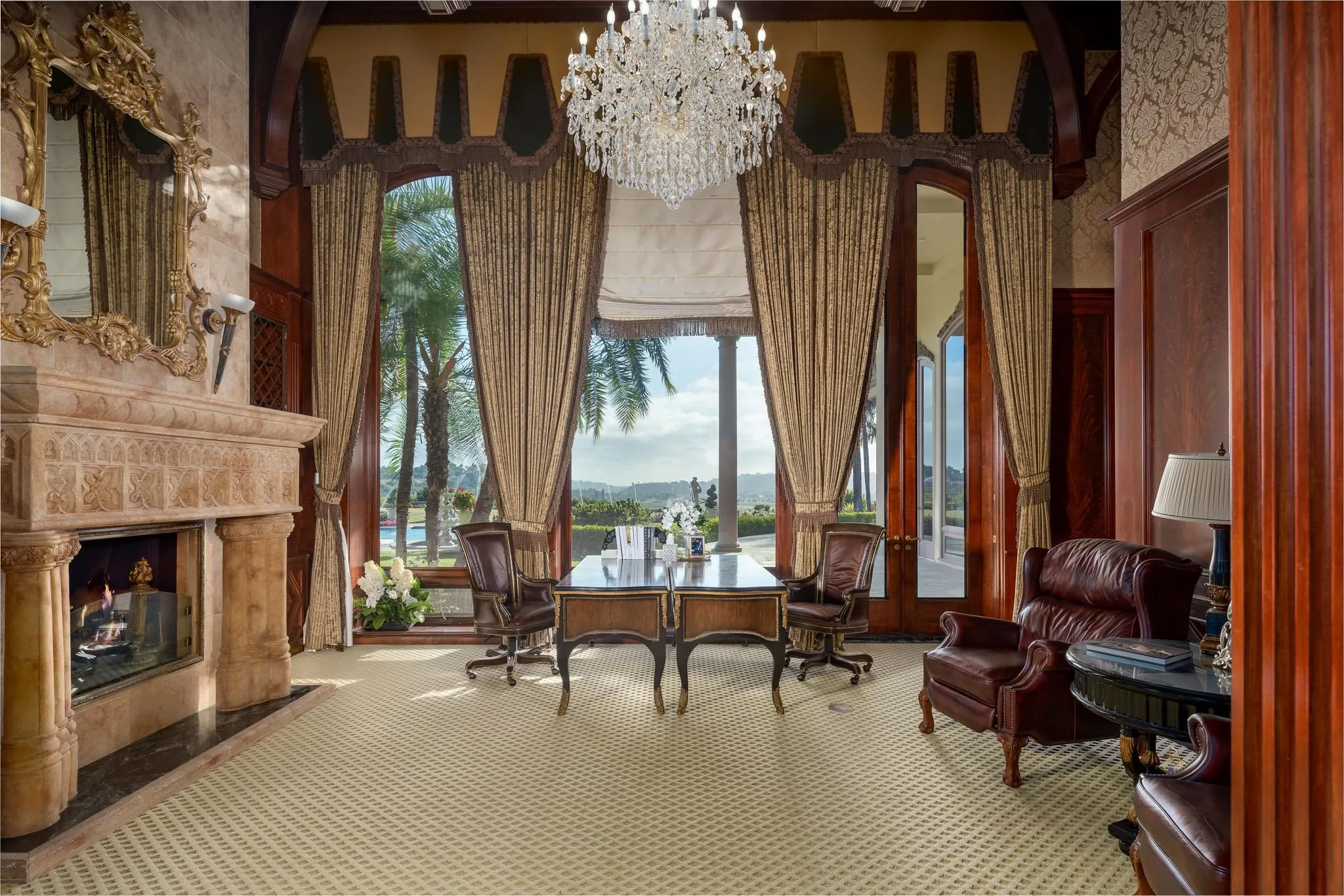 6883 Alydar Corte Del Mar, CA 92014 - Photo 16 of 48 a living room with furniture and a fireplace