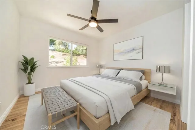 an aerial view of residential house with outdoor space and mountain view