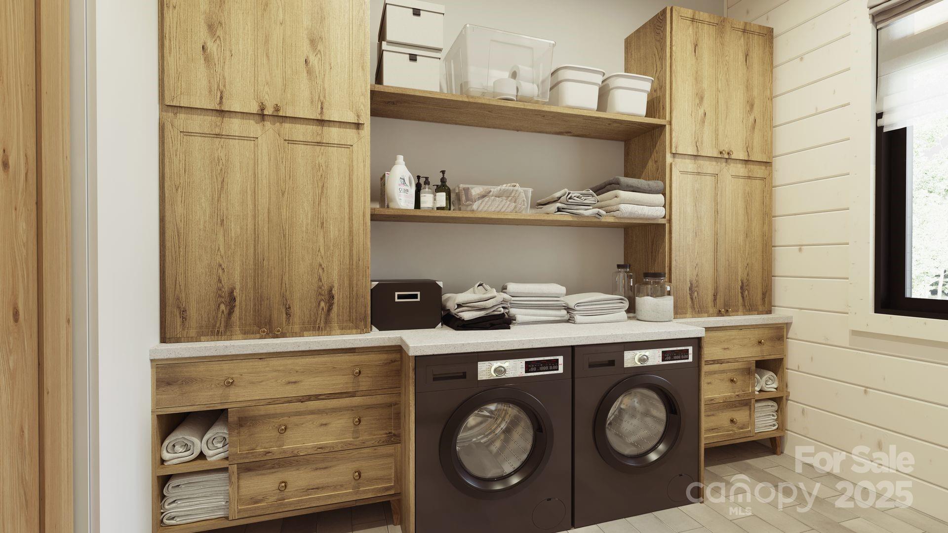 2109 Inlt Shr Road Northeast Connelly Springs, NC 28612 - Photo 16 of 34 a utility room with dryer and washer
