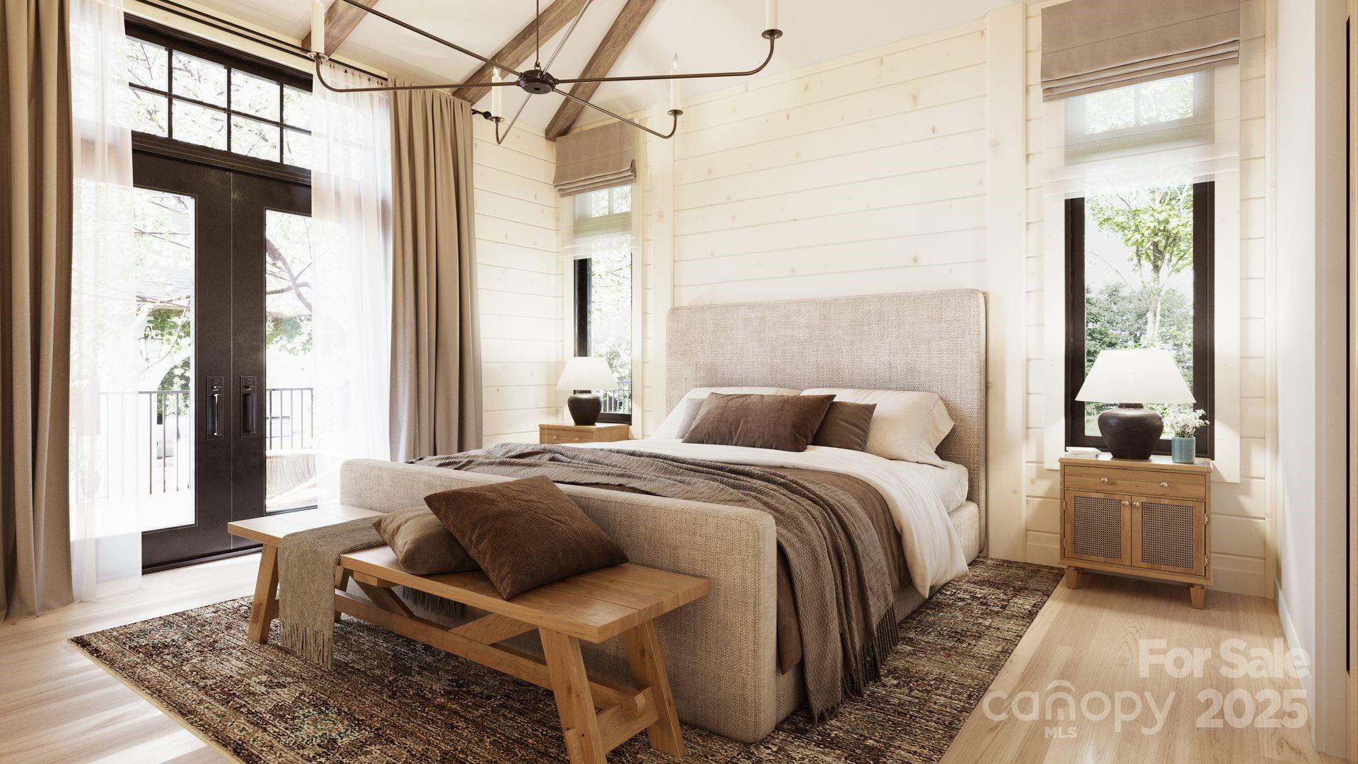 2109 Inlt Shr Road Northeast Connelly Springs, NC 28612 - Photo 18 of 34 a bedroom with a bed and a window