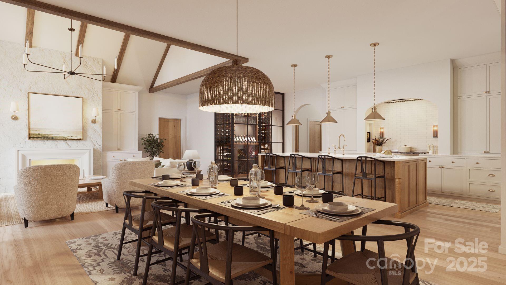 2109 Inlt Shr Road Northeast Connelly Springs, NC 28612 - Photo 8 of 34 a view of a dining room with furniture